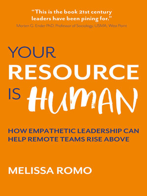 cover image of Your Resource is Human